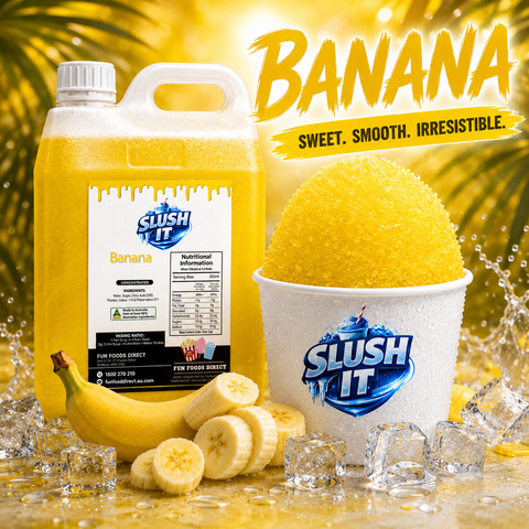 Banana Sno Cone Bottle