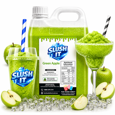 Green Apple Slushy 2L Bottle