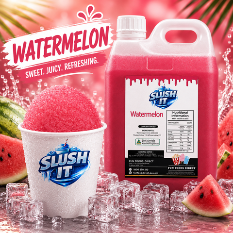 Watermelon Sno Cone Bottle