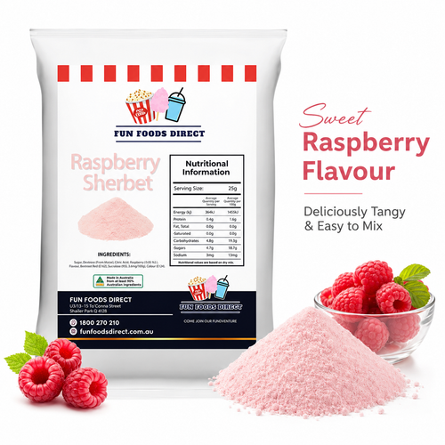 Sherbet Powder Raspberry 1KG