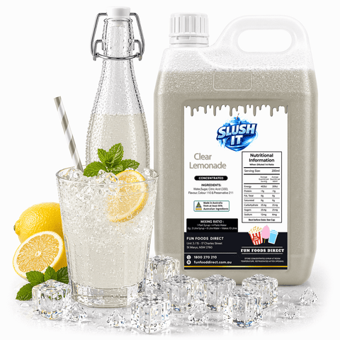 Clear Lemonade Cordial Mixes 2L
