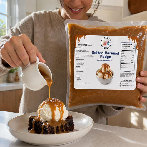 Salted Caramel Fudge Sundae Topping 1.2KG