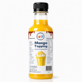 Mango Milkshake Syrup & Dessert Topping for Thickshakes, Sundaes & Drinks