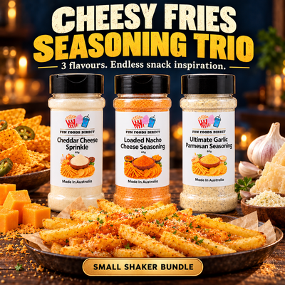 Cheesy Fries Seasoning Trio – 3 Small Shaker Bundle