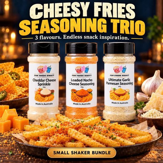 Cheesy Fries Seasoning Trio – 3 Small Shaker Bundle