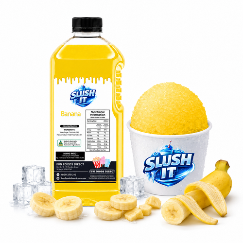 Banana Sno Cone Bottle