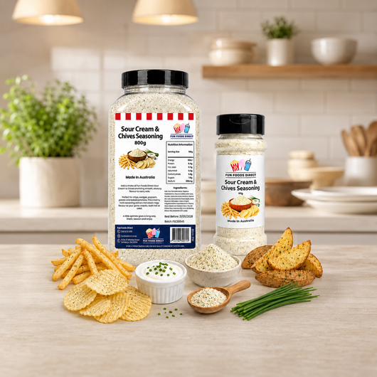 Sour Cream & Chives Seasoning | Creamy Herb Flavour Boost for Chips & Snacks