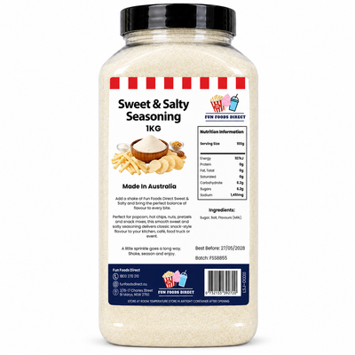 Sweet & Salty Seasoning | Sweet Savoury Flavour Boost for Chips, Popcorn & Snacks