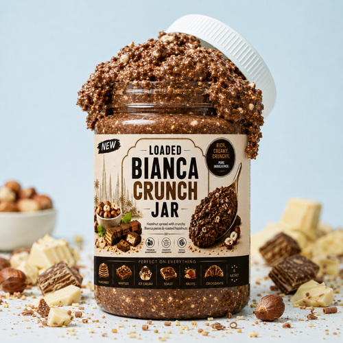 Loaded Bianca Crunch Jar 375ml