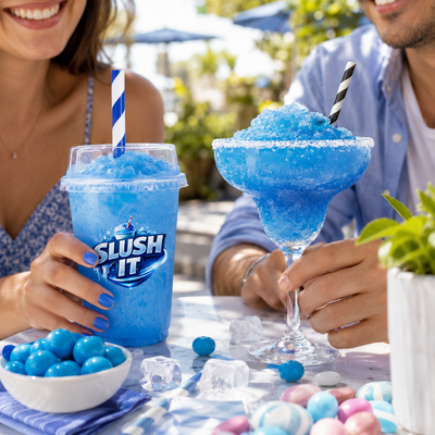 Blue Bubblegum Slushy 2L Bottle