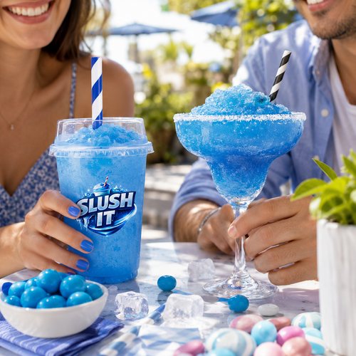 Blue Bubblegum Slushy 2L Bottle