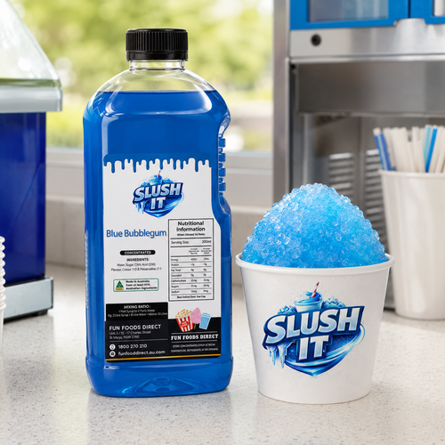 Blue Bubblegum Sno Cone Bottle