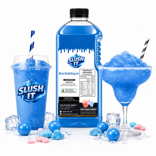 Kids Party Slushy Bundle Pack – Blue Bubblegum, Red Raspberry & Pink Lemonade