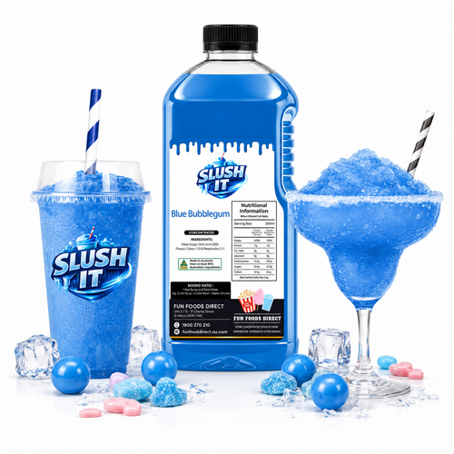 Blue Bubblegum Slushy 2L Bottle