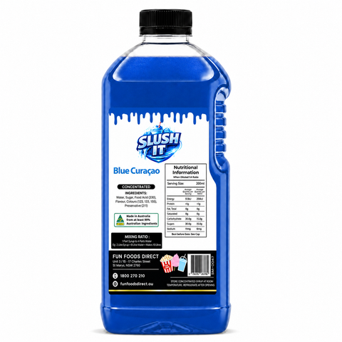 Blue Curacao Slushy Mix 2L Bottle