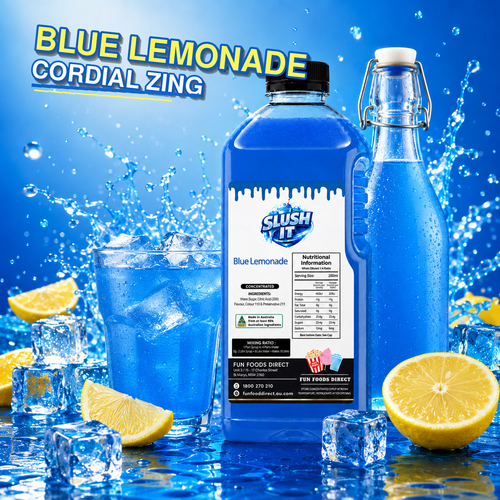 Blue Lemonade Cordial Mixes 2L