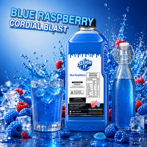 Blue Raspberry Cordial Mixes 2L
