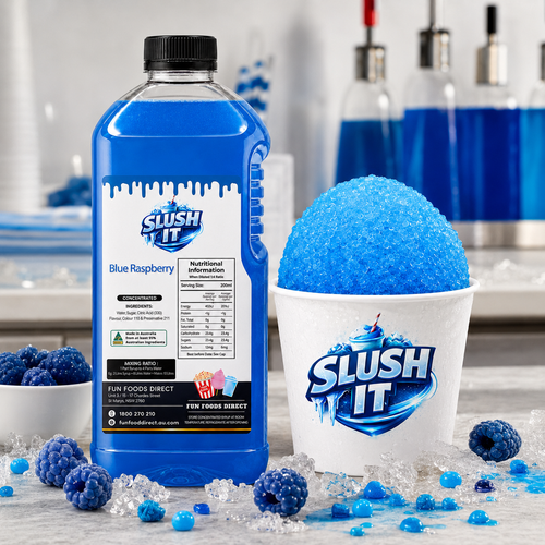 Blue Raspberry Sno Cone Bottle