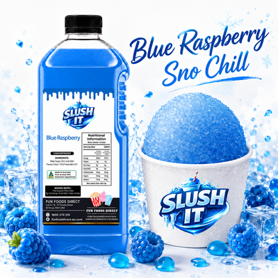 Blue Raspberry Sno Cone Bottle