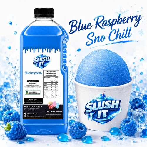 Blue Raspberry Sno Cone Bottle