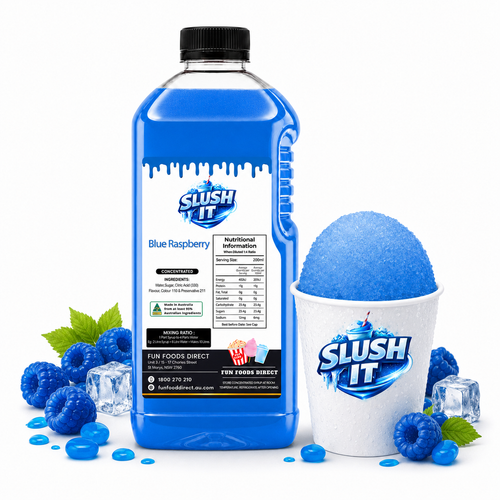 Blue Raspberry Sno Cone Bottle