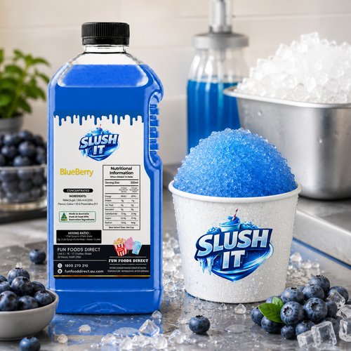 Blueberry Sno Cone Bottle