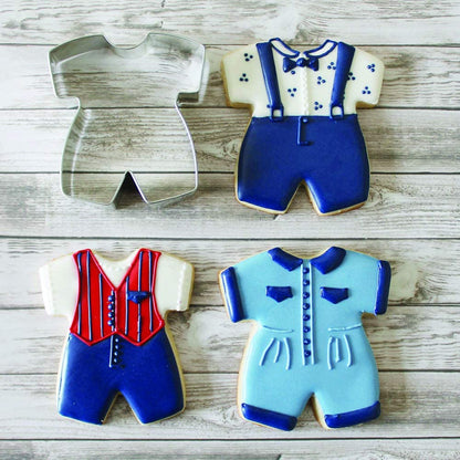 Baby Boy Romper Premium Tin Cookie Cutter by Tunde's Creations