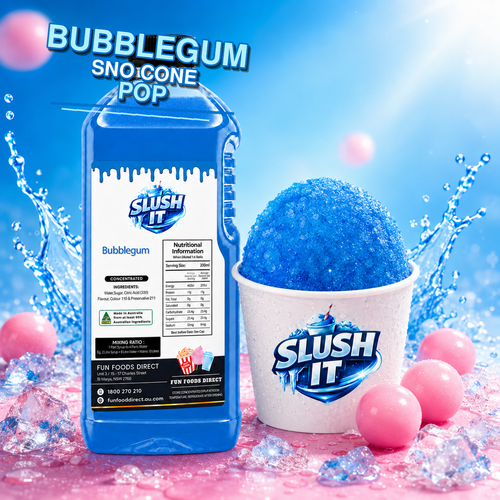 Bubblegum Sno Cone Bottle