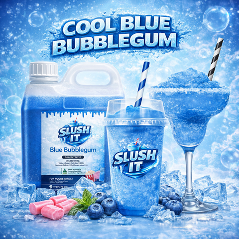 Blue Bubblegum Slushy 2L Bottle