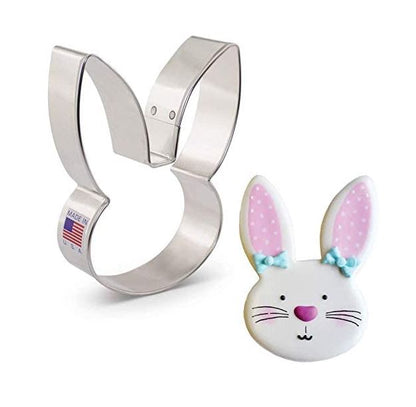 Bunny Head Premium Tin Cookie Cutter