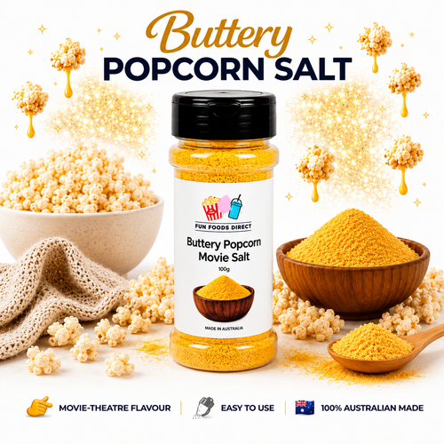 Seasoned Premium Movie Butter Popcorn Salt 100g