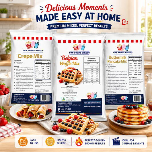 Breakfast Classics Collection – Pancake, Crepe & Belgian Waffle Mix Bundle