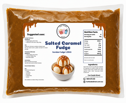 Salted Caramel Fudge Sundae Topping 1.2KG