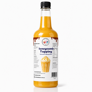 Honeycomb Milkshake Syrup & Dessert Topping for Thickshakes, Sundaes & Drinks