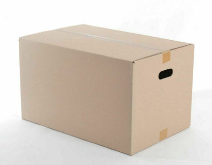 Moving Cardboard Packing Boxes With Handles 72 Litres