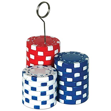 Casino Poker Chips Balloon Weight