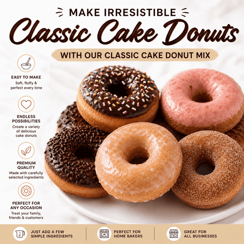 Classic Cake Donut Mix | World’s Best Tasting Donut Mix
