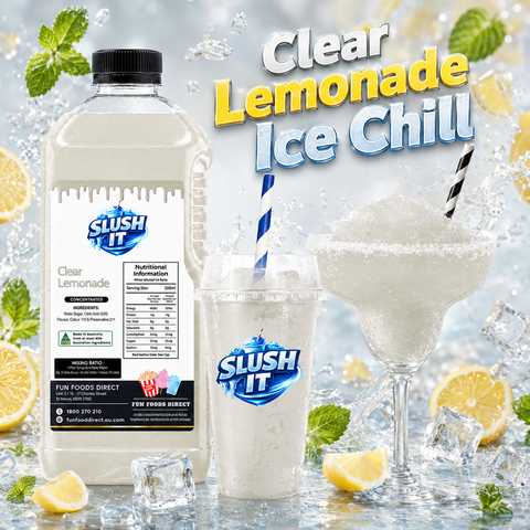 Traditional Clear Lemonade Slushy 2L Bottle