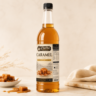 Caramel Syrup Premium Range 800mL | Rich Buttery Caramel Café Syrup