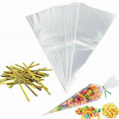 Cellophane Cone Bags