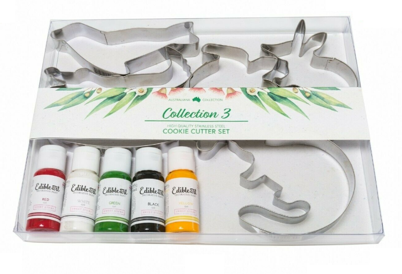 Australiana Collection 3 Boxed Set + 5 Edible Art Paints