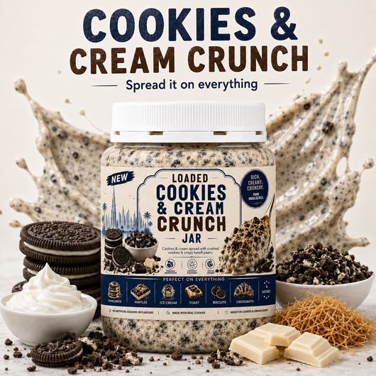 Loaded Cookies n Cream Crunch Jar 375ml