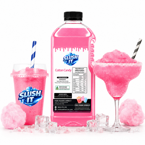 Cotton Candy Slushy Mix 2L Bottle