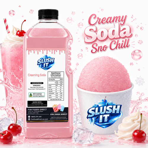 Creaming Soda Sno Cone Bottle