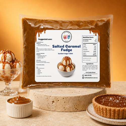 Salted Caramel Fudge Sundae Topping 1.2KG