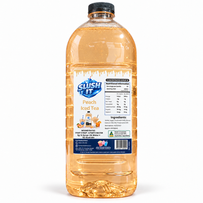 Peach Iced Tea Slushy 2L Bottle