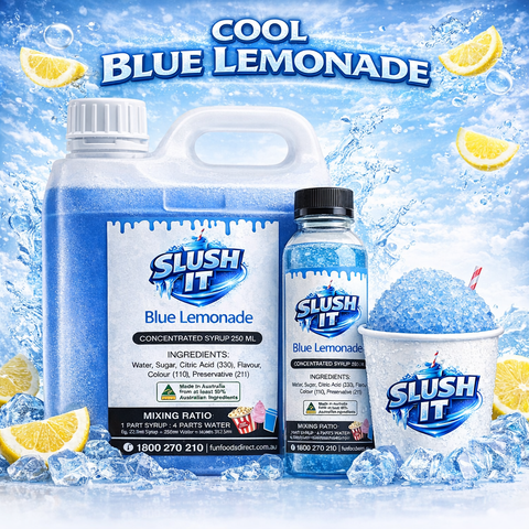 Blue Lemonade Sno Cone Bottle