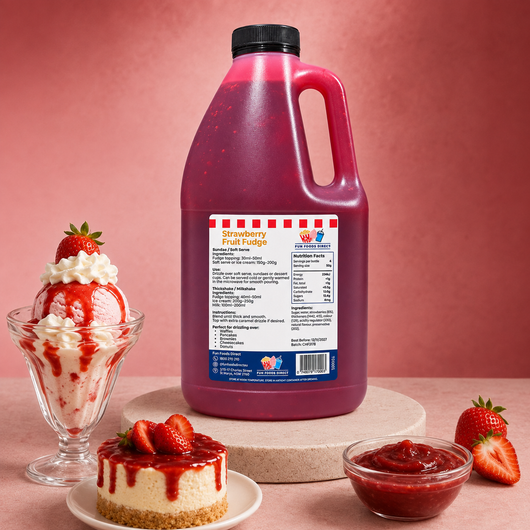 Strawberry Fruit Sundae Fudge 2L