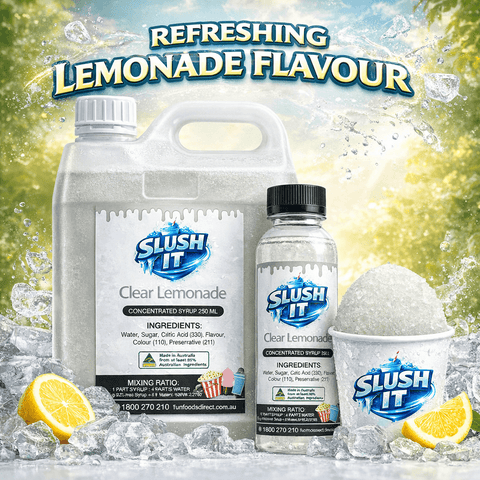 Clear lemonade Sno Cone Bottle