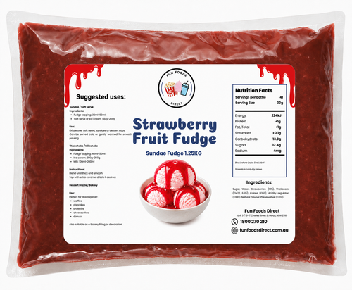 Strawberry Fruit Sundae Topping 1.2KG